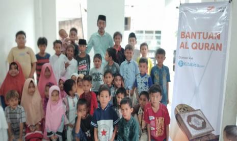 Rumah Zakat salurkan bantuan untuk TPQ terdampak banjir bandang di Bima lima tahun lalu.