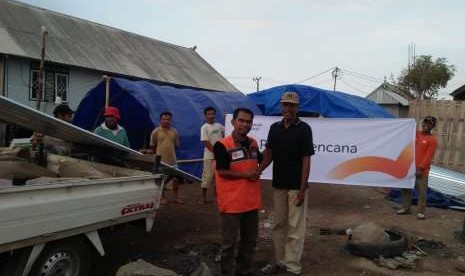 Rumah Zakat Wilayah NTB mulai melakukan pembangunan huntara di Pulau Bungin, Kecamatan Alas, Kabupaten Sumbawa, yang terdampak gempa dan juga kebakaran, Kamis (20/9).