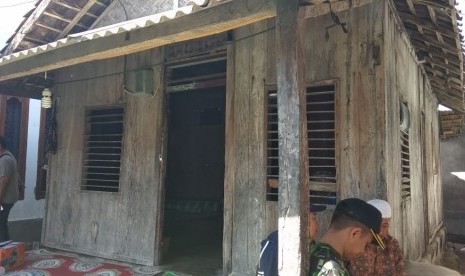 Rumah Zohri di Dusun Karang Pangsor, Desa Pemenang Barat, Kecamatan Pemenang, Kabupaten Lombok Utara, Provinsi Nusa Tenggara Barat (NTB).