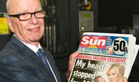 Rupert Murdoch mengundurkan diri dari sejumlah dewan direksi koran-korannya di Inggris