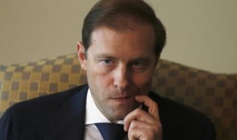 Russian Trade Minister Denis Manturov (file)