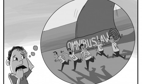 RUU Omnibus Law Cipta Kerja (ilustrasi)