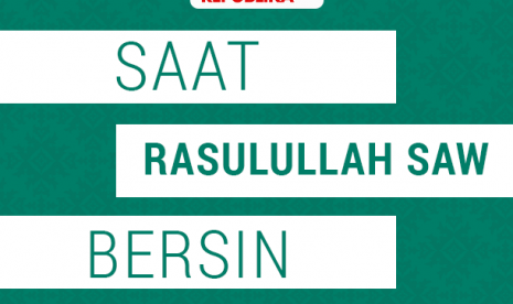 Saat Rasulullah SAW bersin.