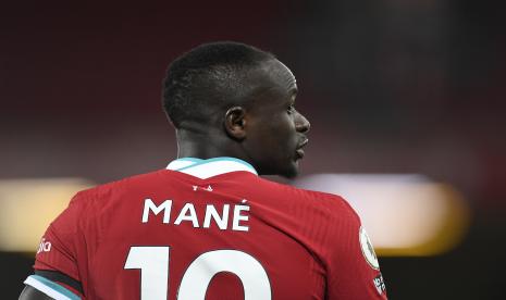 Pemain depan Liverpool Sadio Mane.