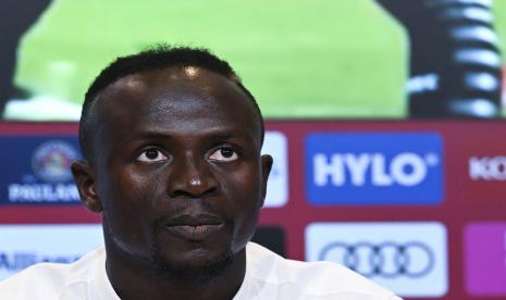 Striker Bayern Muenchen dan timnas Senegal, Sadio Mane.