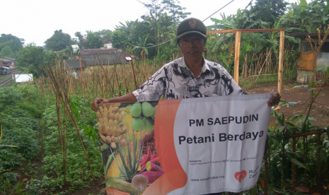 Saepudin petani jagung binaan Rumah Zakat.