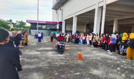 Safety Riding PNM di Pekanbaru, Riau.