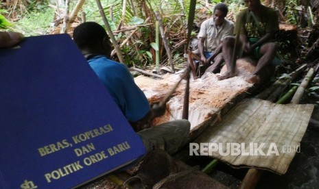 Sagu menjadi pangan lokal andalan masyarakat adat 