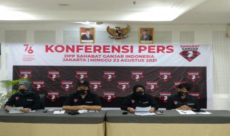 Sahabat Ganjar mendeklarasikan diri di 51 kota untuk mendukung Gubernur Jawa Tengah Ganjar Pranowo maju di Pilpres 2024. 