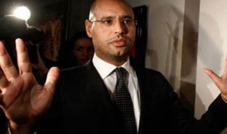 Saif al-Islam putra Muammar Qaddafi maju sebagai calon presiden Libya. Saif al-Islam Qaddafi