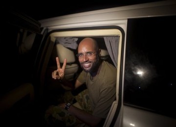 Saif al-Islam tiba di Hotel Rixos, Tripoli