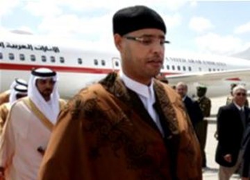 Saif al-Islam al-Gadhafi, putera pemimpin Libya Moammar Gadhafi.