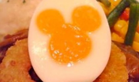 Sajian telur unik salah satu keajaiban di Disneyland 