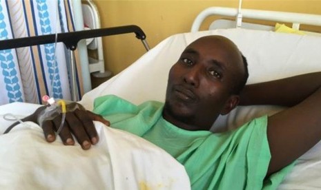 Salah Farah yang dinobatkan sebagai pahlawan setelah melindungi warga nasrani