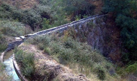 Salah satu Acequia, Bendungan warisan peradaban Islam di Spanyol.