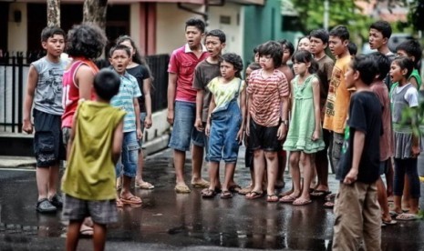 Salah satu adegan dalam film Pasukan Kapiten.