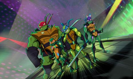 Salah satu adegan dalam film Rise of the Teenage Mutant Ninja Turtles: The Movie. Ada beberapa hal yang perlu diketahui orang tua sebelum membiarkan anaknya menonton film ini. (ilustrasi)