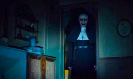 Salah satu adegan di film The Nun 2.