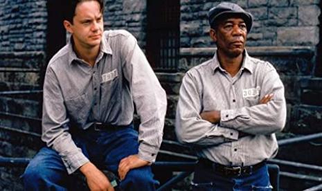 Salah satu adegan di film The Shawshank Redemption.