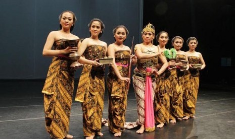 Salah satu bagian dari 'Wayang Wong Mahabandhana'