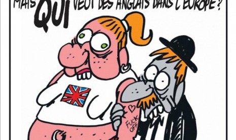 Salah satu edisi terbitan Charlie Hebdo.