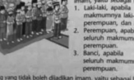 Salah satu halaman buku pelajaran siswa sekolah dasar