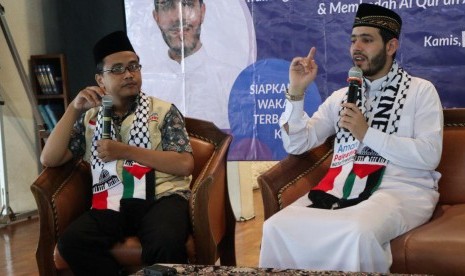 Salah satu imam Palestina yang tampil pada Safari Imam Palestina tahun 2018.