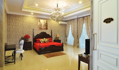 Salah satu kamar di Elliottii Boutique Guest House Duta Niaga