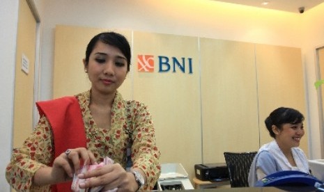  Salah satu kantor cabang BNI 46.