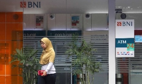 Salah satu kantor cabang BNI (ilustrasi).