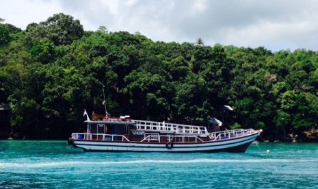 Salah satu keindahan alam di Pantai Iboih, Sabang, Pulau Weh, Aceh