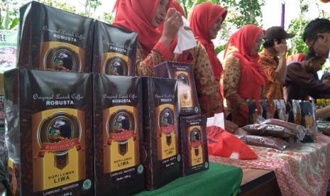 Salah satu kopi robusta yang dihasilkan oleh para petani di Kabupaten Lampung Barat