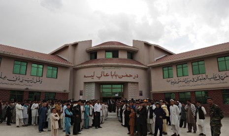 Salah satu masjid di Kabul, Afghanistan.