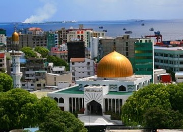 Salah satu masjid di Maladewa.