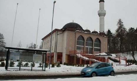 Salah satu masjid di Stokholm Swedia 