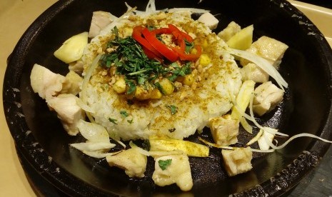 Salah satu menu baru Pepper Lunch, chicken pineapple pepper rice.