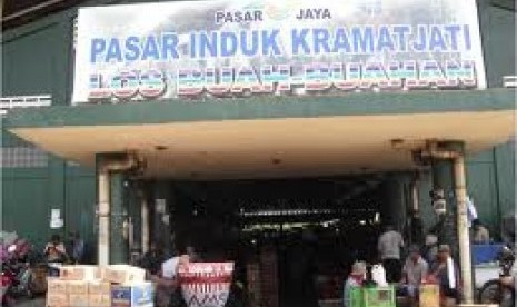 Salah satu Pasar Induk yang berada di Jakarta, Kramat Jati