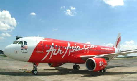 Salah satu pesawat AirAsia.