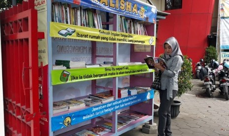 Salah satu pojok baca baru yang dihadirkan Perpustakaan Kota Yogyakarta.