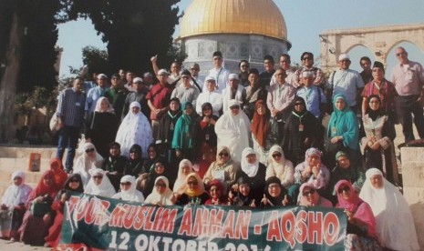 Salah satu rombongan jamaah umrah NRA Tour & Travel.