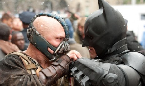 Salah satu scene dalam film Batman The Dark Night Rises.