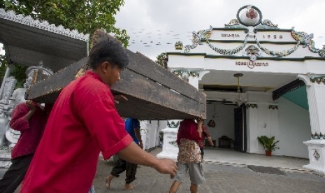 Salah satu sisi Keraton Yogyakarta.