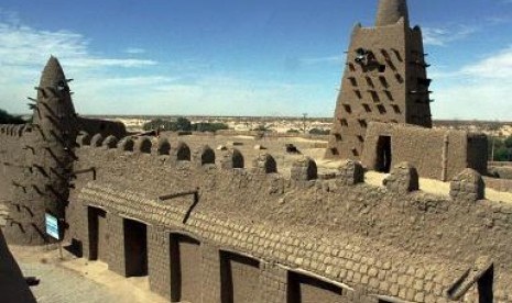 Salah satu situs islam di Timbuktu, Mali