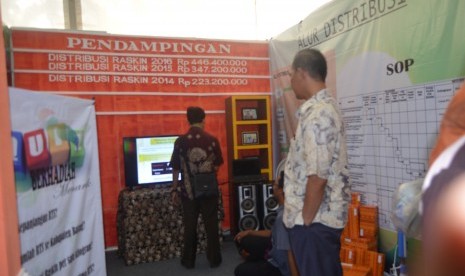 Salah satu stand di Festival Anggaran 2016