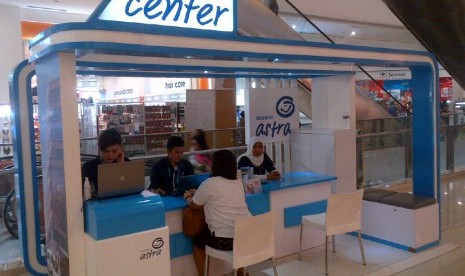 Salah satu stand Garda Center Mal Cipinang Indah.