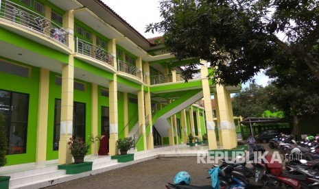 Salah satu sudut di MTS, komplek Pondok Pesantren Cijantung, Ciamis.