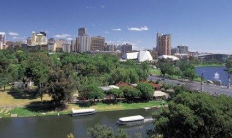 Salah satu sudut Kota Adelaide, Australia.