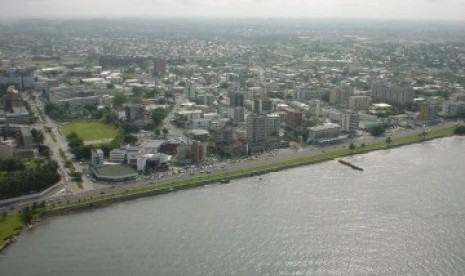 Salah satu sudut kota Libreville, ibukota Gabon