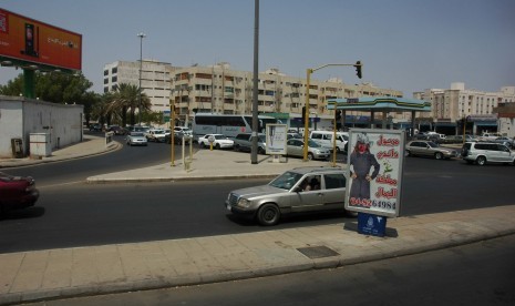 Salah satu sudut Kota Madinah, Arab Saudi.