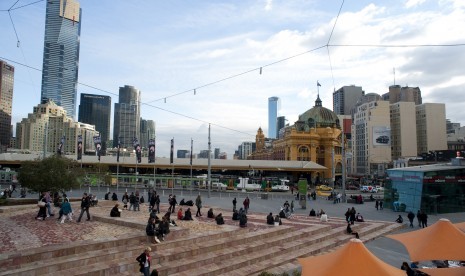 Salah satu sudut Kota Melbourne, Australia.